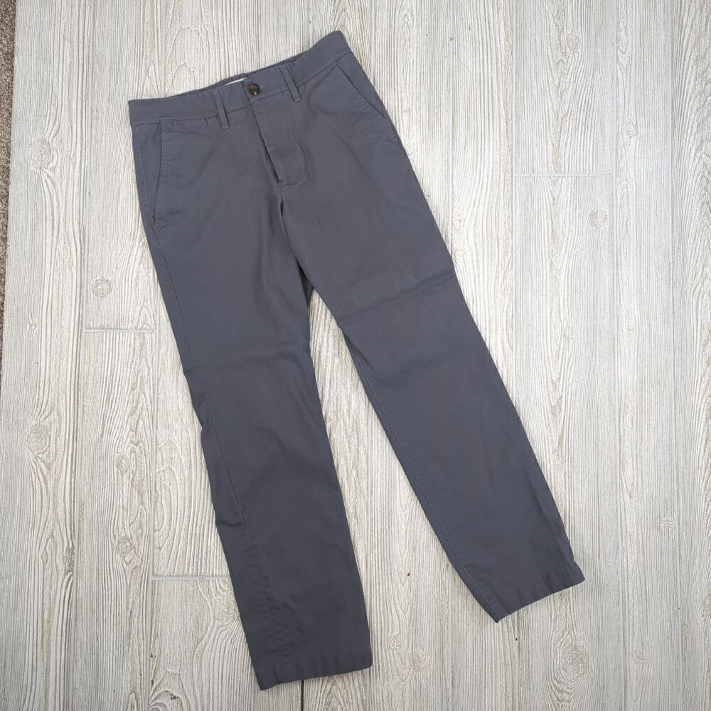 Goodfellow & Co Men's 28x30 Gray Hennepin Chino Regular Fit Pants Ankle Casual